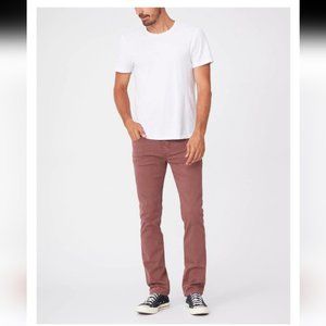 NWT $205 Men's Paige Federal Denim Jeans Slim Straight Iris Mauve Size 28
